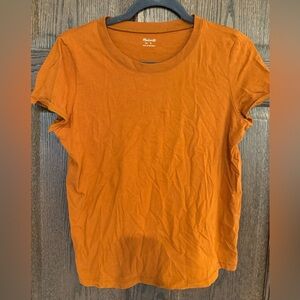 Madewell Burnt Orange Short Sleeve Tee